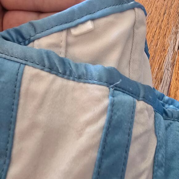 NWT Corset Story Blue Silver Overbust Corset Ren Fair Cosplay Top Size UK8 US4 - Picture 12 of 16